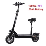FLJ C11 1200W 10inch wheel Electric Scooter with seat electric bike hoverboard e scooter for adult
