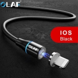 OLAF 3A  Magnetic Fast Charging Cable For Iphone X XR XS MAX 8 8P 7