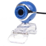 Adjustable USB Computer Camera Transparent Clip-on Base Rotable Webcams for Laptop Desktop