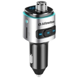 Alfawise QC3.0 Bluetooth 4.2 FM Transmitter Car Charger Dual USB Port