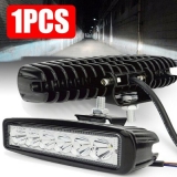 6LED 18W Work Light Bar DRL Driving Fog Spot Lamp For Offroad Car Truck 6500K