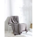 Color Block Knitted Blanket