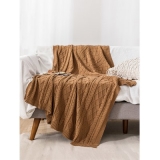 Jacquard Knitted Blanket Nap Blanket