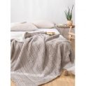 Cable Knit Fleece Blanket
