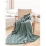 Cable Knit Fleece Blanket