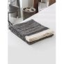 Color Block Pattern Jacquard Knitted Blanket