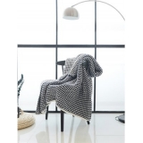 Striped Jacquard Knitted Blanket