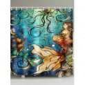 Mermaid Pattern Shower Curtain