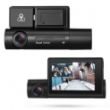 Alfawise LS02 1080P HD Dual Camera Car DVR WiFi Dash Cam with GPS Super Capacitor