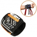 Pocket Magnetic Wrist Strap Nylon Velcro Wristband