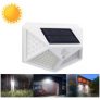 100 LED Solar Powered 600lm PIR Motion Sensor Wall Light Outdoor Garden Lamp 3 Modes