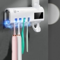 TRT-0321 Ultraviolet Sterilization Multifunction Solar Electric Toothbrush Sterilizer Auto Toothpaste Dispenser