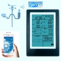 WiFi Weather Station LCD Thermometer Hygrometer Rainfall Pressure Wind Speed Direction Wireless APP