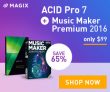 MAGIX Music Maker Premium Edition only $79.99 – Save over $390! Plus FREE bonus software