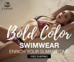 Bold Color Swimwear! Enrich Your Summertime!