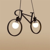 Retro Pendant Light Creative Iron Bicycle Pendant Lamp Hanging Lamps