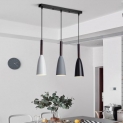 Modern 3 Pendant Lighting Glass Pendant Lights Over Dining Table Lamps Dining Room Lights E27