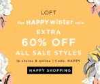 The Happy Winter Sale: Take 60% off.