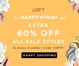 The Happy Winter Sale: Take 60% off.