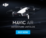 DJI Mavic Air – new ultraportable version.