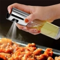 Stainless Steel Oil Spray Glass Bottle Vinegar Bottle Oil Salad Barbecue Oil Spray