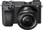 Save $100 on Sony Alpha a6300 Mirrorless Camera with Two Lenses in Black