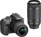 Save $250 on Nikon D3400 DSLR Camera with Two Lenses