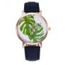 Fashion High Quality Fashion Women Gold Shell Tropical Leaf Nice Quartz Watch