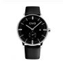 Mens Fashion Watches Genuine Leather Luxury Waterproof Analogue Quartz Wrist Watch For Men Clock