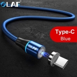 OLAF 3A Type C Magnetic Fast Charging Cable For Samsung Xiaomi Huawei