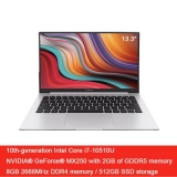 Xiaomi RedmiBook Laptop 13.3 inch Intel Core i7-10510U i5-10210U NVIDIA GeForce MX250