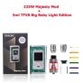 SMOK 225W Majesty Vape Mod with 5ml TFV8 Big Baby Tank Q2 T8 Coil Electronic Cigarette Kit Vaporizer