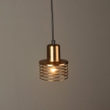 Retro Gold Metal LED Pendant Lights Dining Room Bathroom