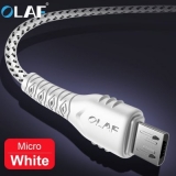 OLAF 2.4A Nylon Fast Charging Cable Date Sync for Micro USB Type C for Samsung Xiaomi Huawei