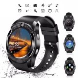 LEEHUR V8 Bluetooth Smart Watch Band Touch Screen Wristband Sport Smartwatch