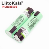 LiitoKala original NCR18650B 3.7V 3400mAh 18650 rechargeable lithium battery DIY nickel piece