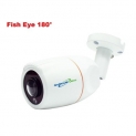 180 Degree Panoramic Fish Eye Lens Outdoor 1080P IP Camera APP Remote Control P2P IP Virtual Webcam