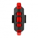 USB Rechargeable LED Bicycle Light Front Rear Tail Warning Flash Lamp Mountain Bike Road Bike