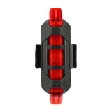 USB Rechargeable LED Bicycle Light Front Rear Tail Warning Flash Lamp Mountain Bike Road Bike