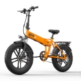 ENGWE EP-2 500W Folding Fat Tire Electric Bike with 48V 10Ah Lithium-ion Battery