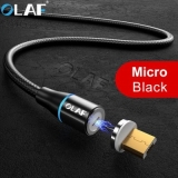 OLAF 3A  Micro USB Magnetic Fast Charging Cable For Samsung Xiaomi Huawei