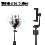 2 in 1 Selfie Stick Tripod Stand with Remote Control for Android for iOS Mobile Phone